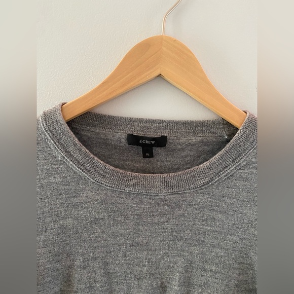 J. Crew Grey Sweater/ Size XL - Picture 4 of 7